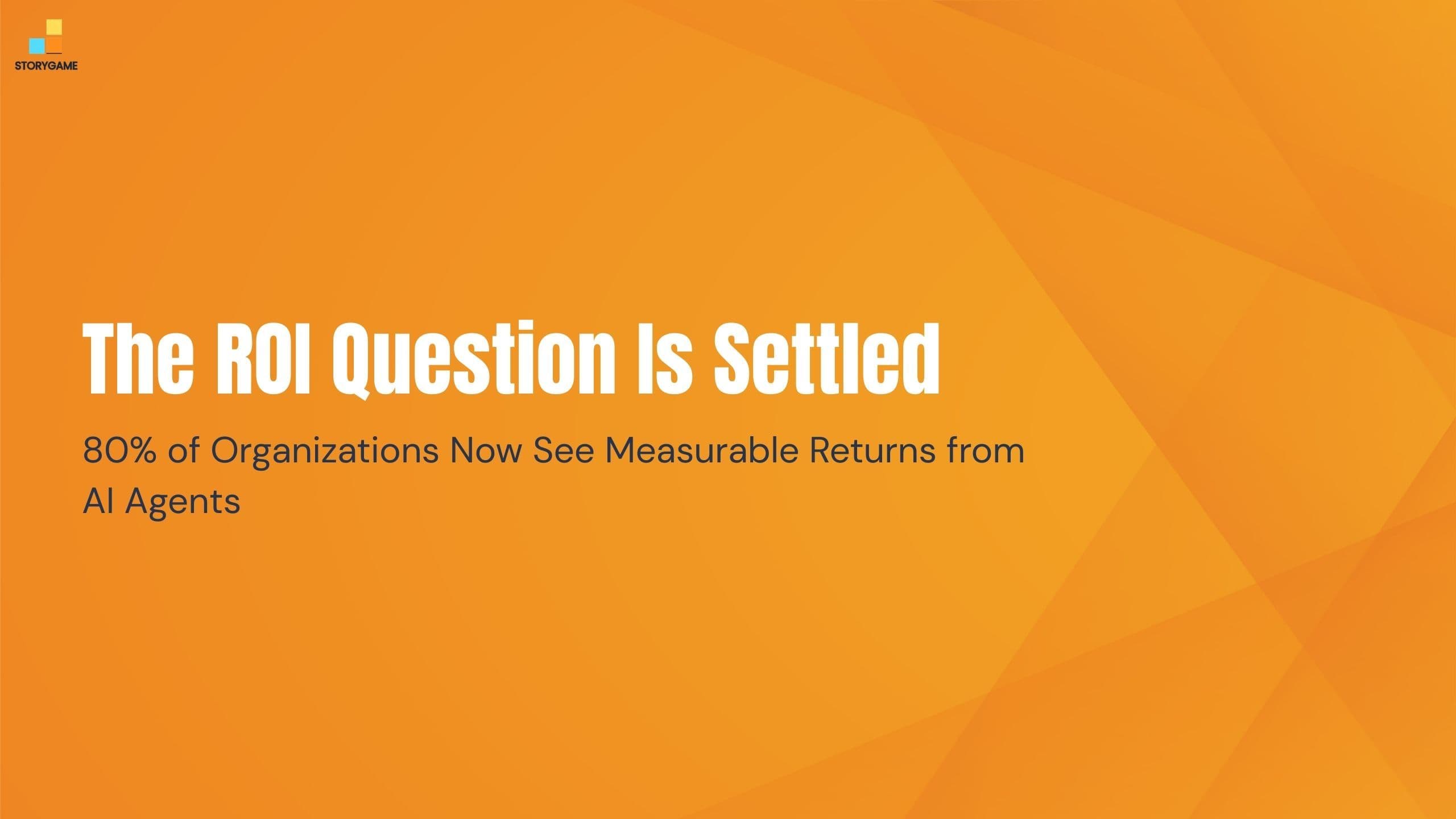 The ROI Question Is Settled: 80% of Organizations Now See Measurable Returns from AI Agents