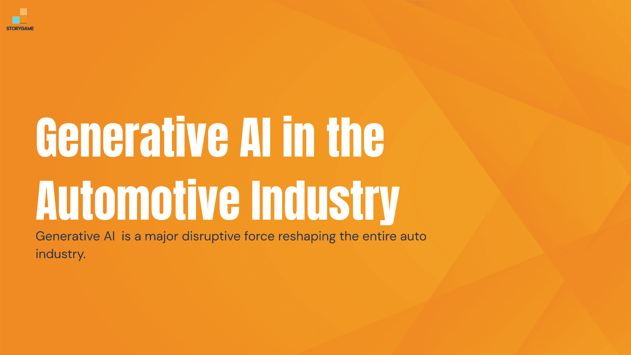 Generative AI in the Automotive Industry